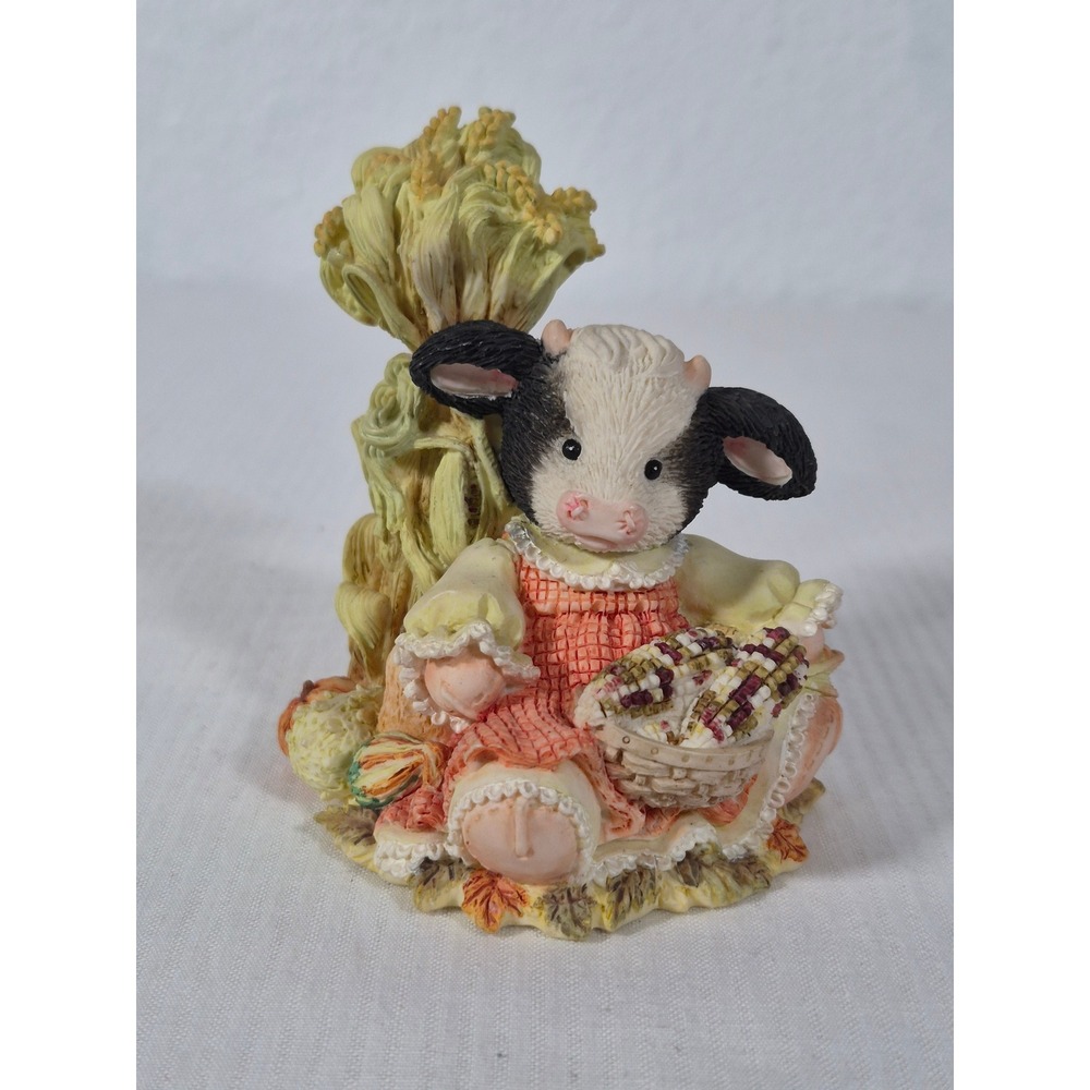 Marys Moo Moos The Cows In The Corn Figurine 1995 Enesco Mary Rhyner Nadig